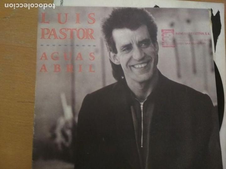 Discos de vinilo: LUIS PASTOR AGUAS ABRIL SINGLE - Foto 1