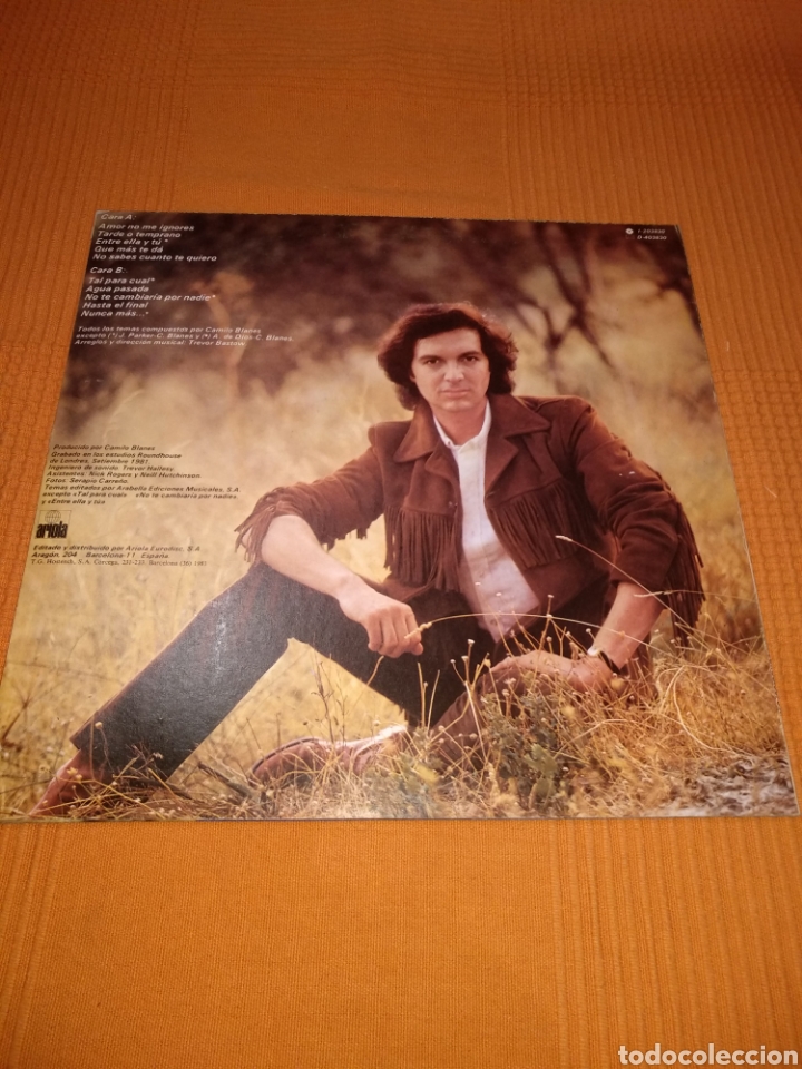 Discos de vinilo: CCHG - CAMILO SEXTO - M&Aacute;S Y M&Aacute;S... / ARIOLA / 1981 - Foto 2