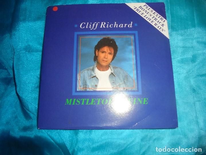 Discos de vinilo: CLIFF RICHARD. MISTLETOE & WINE + 2.  EMI, 1988.  IMPECABLE - Foto 1