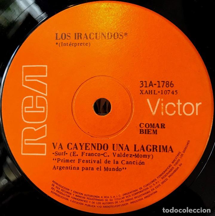 Discos de vinilo: Cinco sencillos argentinos de Los Iracundos - Foto 5 - 26733717