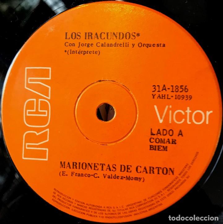 Discos de vinilo: Cinco sencillos argentinos de Los Iracundos - Foto 6 - 26733717