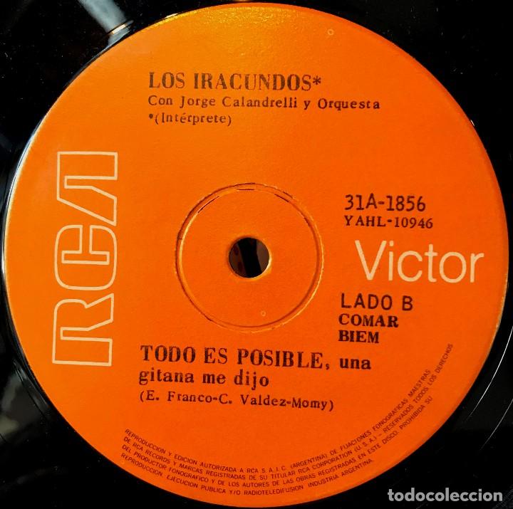 Discos de vinilo: Cinco sencillos argentinos de Los Iracundos - Foto 7 - 26733717