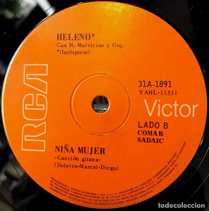 Discos de vinilo: Sencillo argentino de Heleno a&ntilde;o 1971 - Foto 2
