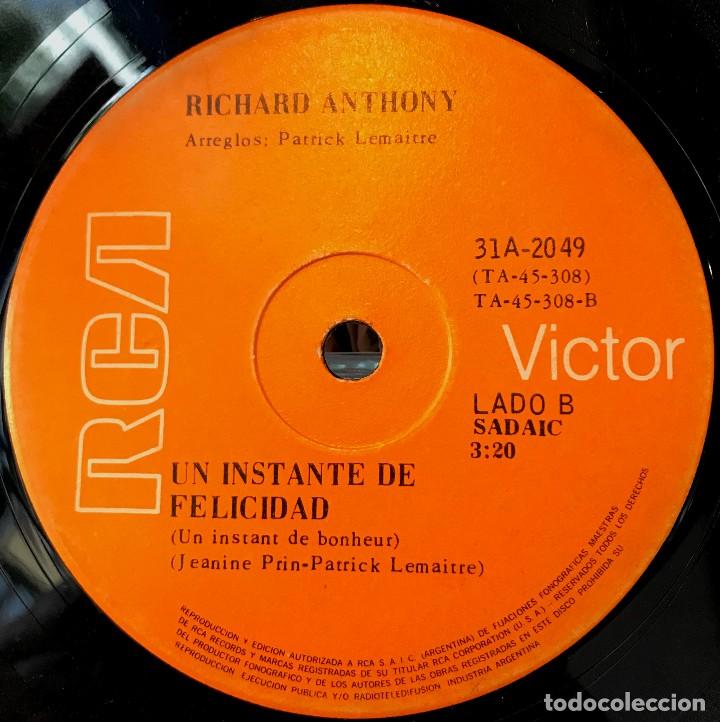 Discos de vinilo: Dos sencillos argentinos de Richard Anthony - Foto 4
