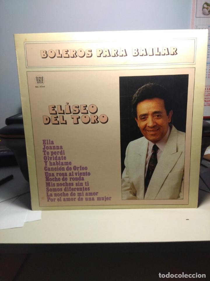 Discos de vinilo: LP ELISEO DEL TORO : BOLEROS PARA BAILAR - Foto 1