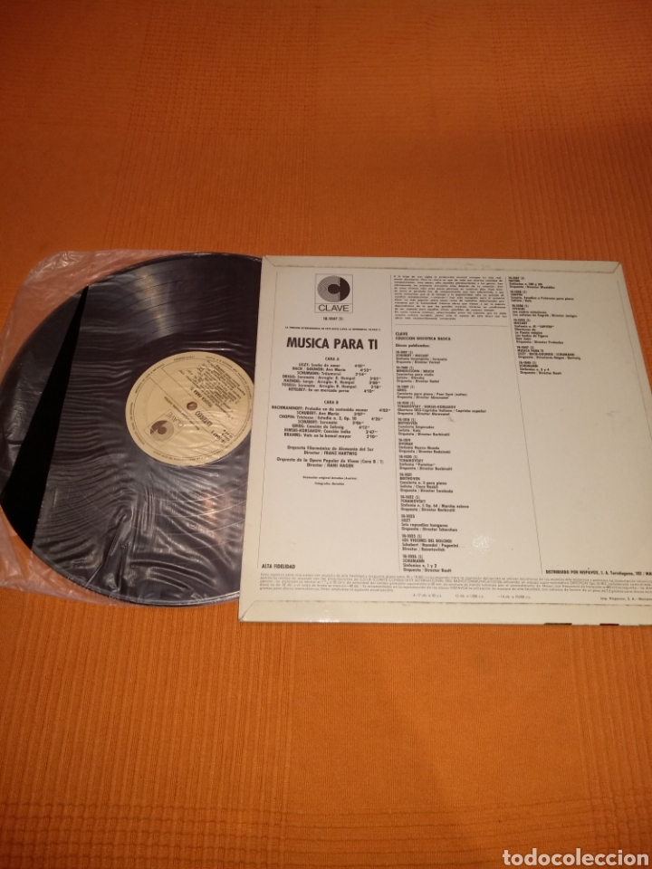 Discos de vinilo: CCHG - M&Uacute;SICA PARA TI / CLAVE / HISPAVOX - Foto 2
