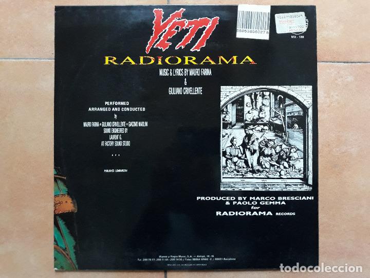Discos de vinilo: Yeti- radiorama- maxi single blanco & negro 1987 - Foto 2