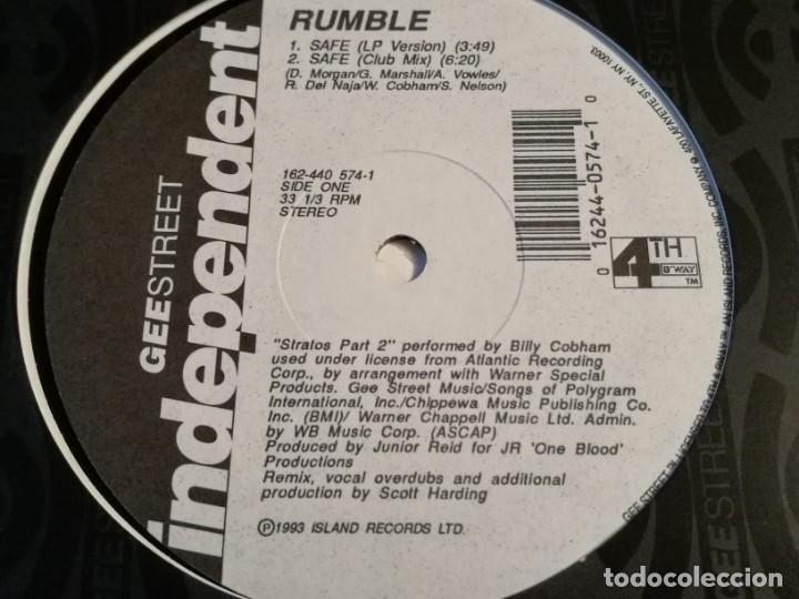 Discos de vinilo: Rumble - Safe - 1993 - Foto 2