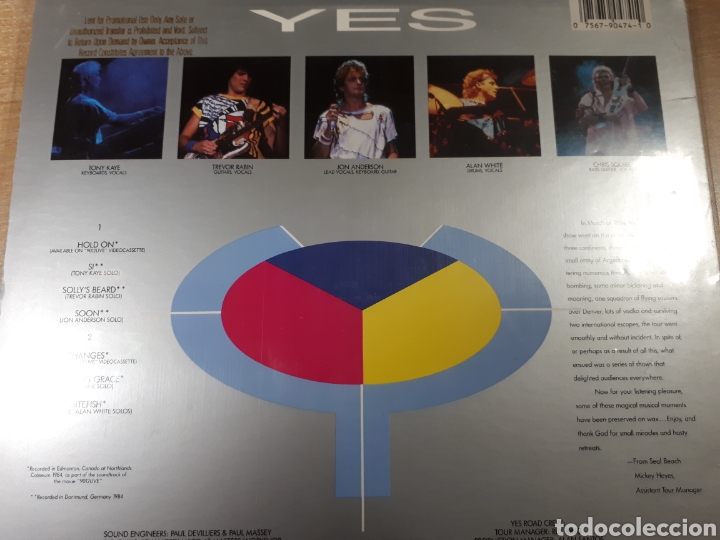 Discos de vinilo: YES 9012 LIVE THE SOLOS - Foto 2