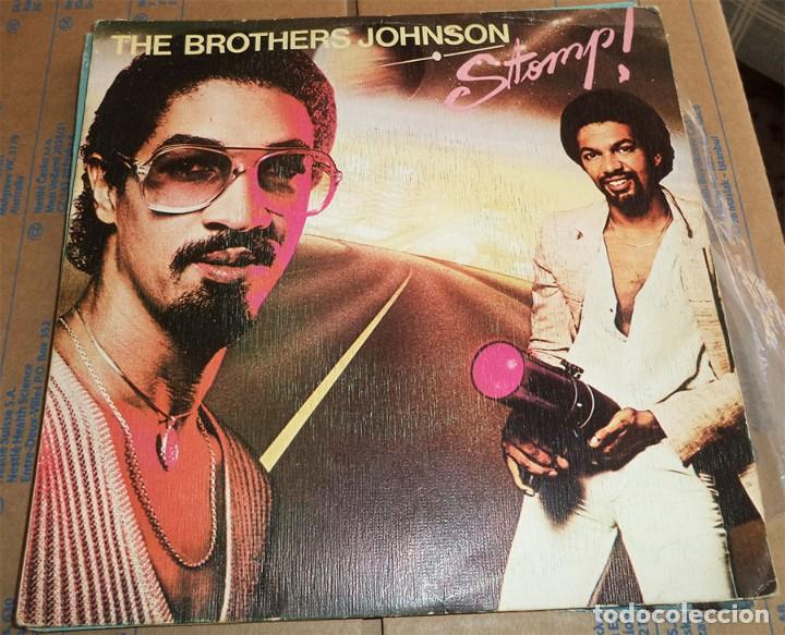 Discos de vinilo: THE BROTHERS JOHNSON: STOMP+LET&acute;S SWINGVINILO RECORD 1980 - Foto 1