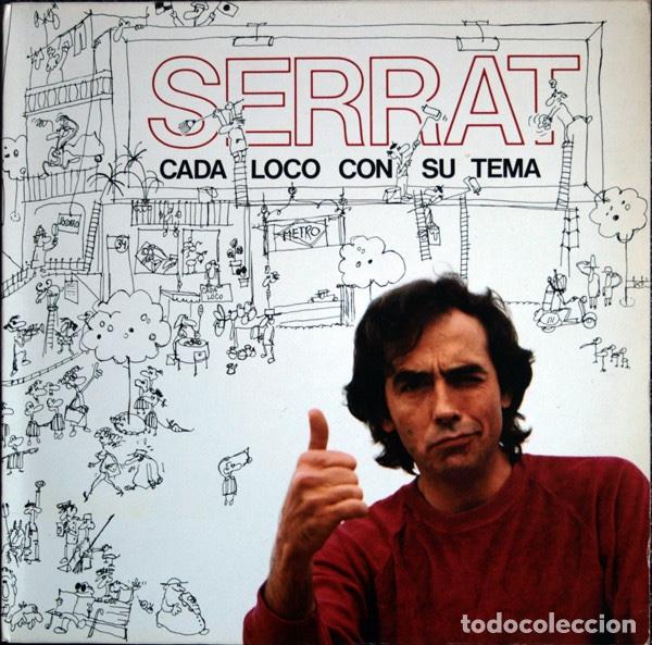 Discos de vinilo: Cada Loco Con Su Tema - Joan Manuel Serrat - Foto 1