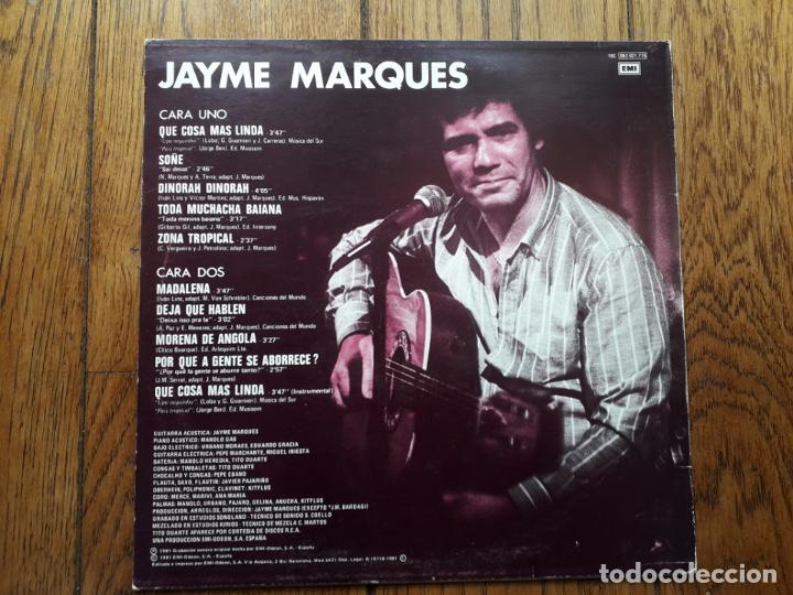 Discos de vinilo: Jayme marques  - &iexcl; que cosa m&aacute;s linda ! - Foto 2