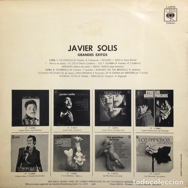 Discos de vinilo: Grandes Exitos - Javier Sol&iacute;s - Foto 2