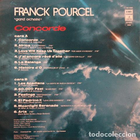 Discos de vinilo: Concorde - Franck Pourcel - Foto 2