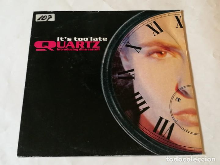 Discos de vinilo: Quartz Introducing Dina Carroll - Its Too Late - 1991 - Foto 1