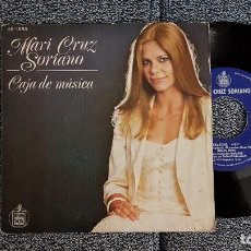 Discos de vinilo: MARI CRUZ SORIANO - SINGLE, CAJA DE MÚSICA. AÑO. 1.979. EDITADO POR HISPAVOX.