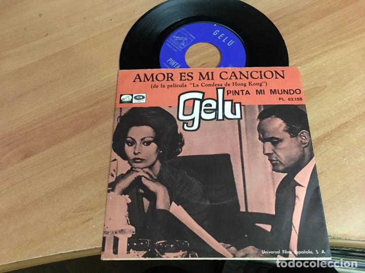 Disques de vinyle: GELU LA CONDESA DE HONG KONG (AMOR ES MI CANCION) SINGLE  SPAIN 1967 (EPI03)
