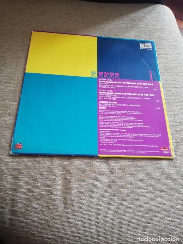 Discos de vinilo: Co - jack featuring terence t evans-dope  slam dont be violent - Foto 2