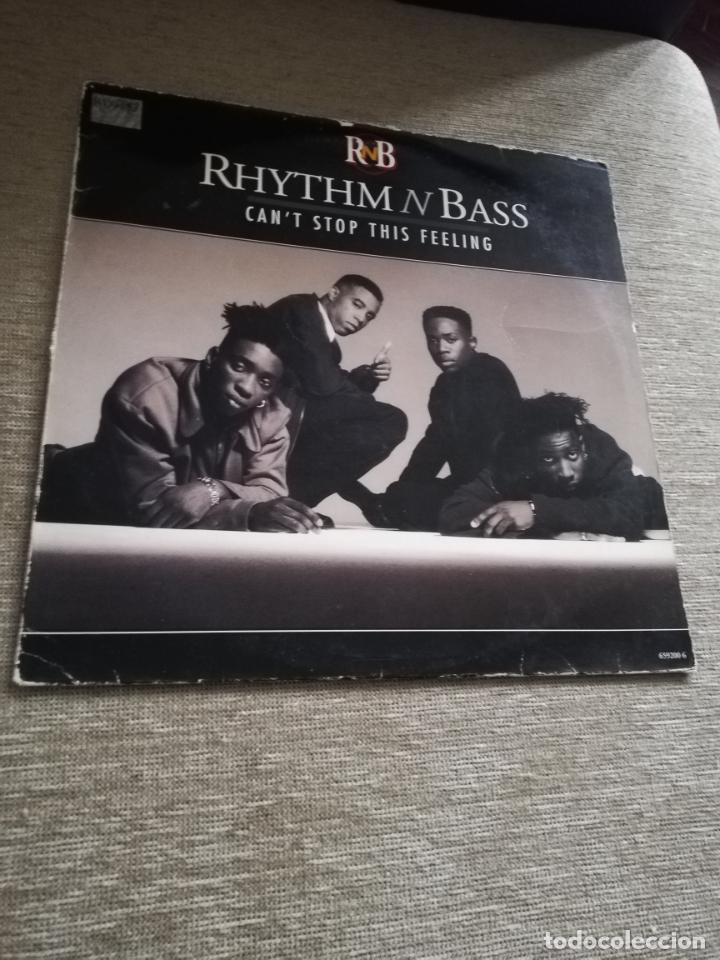 Discos de vinilo: Rhythm n bass - cant stop this feeling - Foto 1