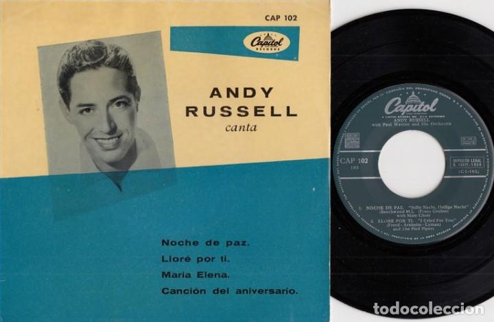 Discos de vinilo: ANDY RUSSELL - NOCHE DE PAZ - EP DE VINILO # - Foto 1