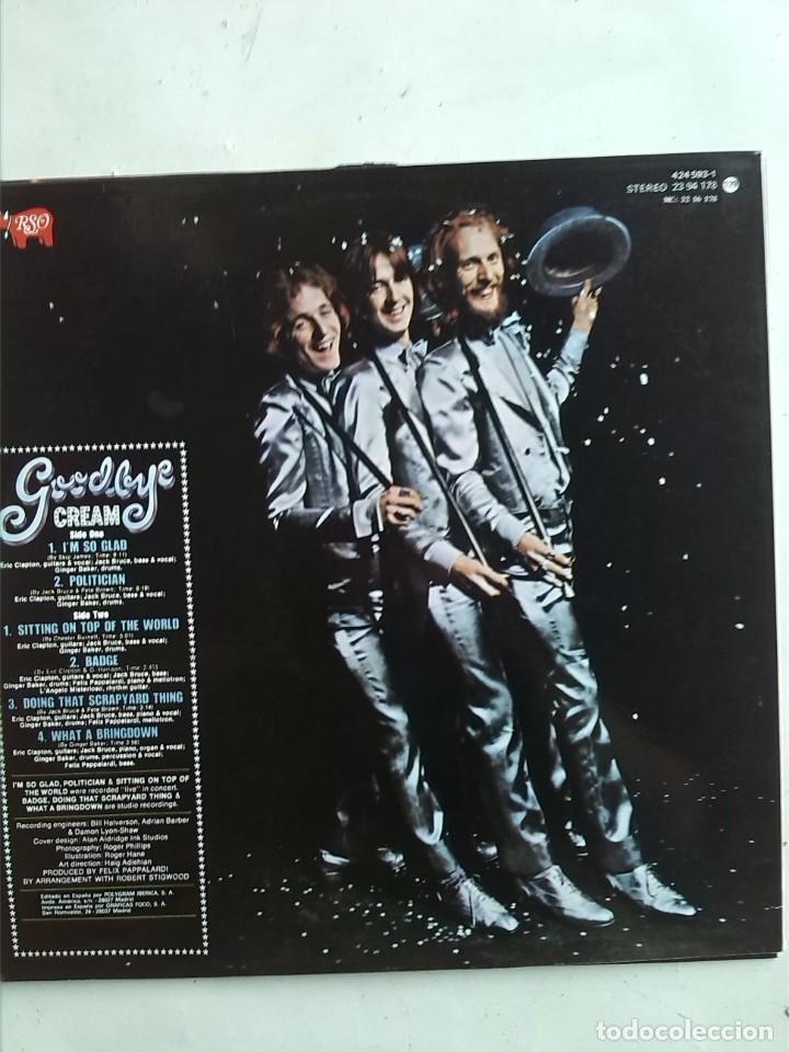 Discos de vinilo: CREAM - GOODBYE - Foto 2