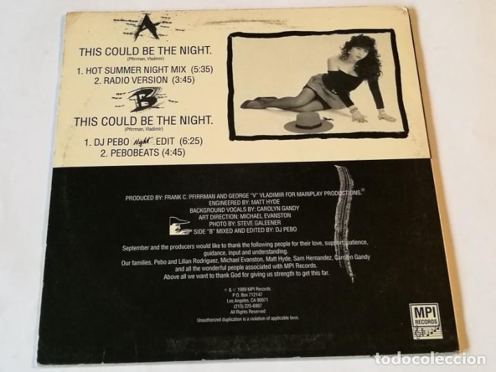 Discos de vinilo: September - This Could Be The Night - 1989 - Foto 2