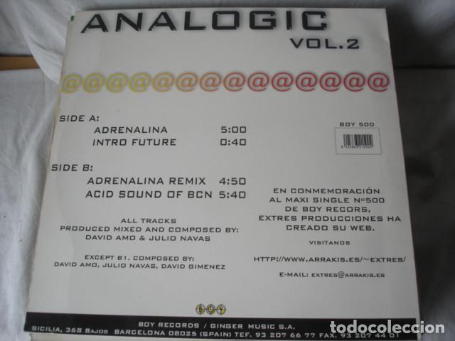 Discos de vinilo: Analogic      Vol.2 - @dren@lin@ - Foto 2