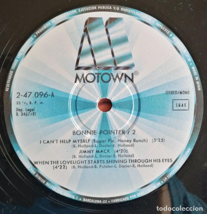 Discos de vinilo: Bonnie Pointer. Bonnie Pointer II, Motown 2-47.096 - Foto 6