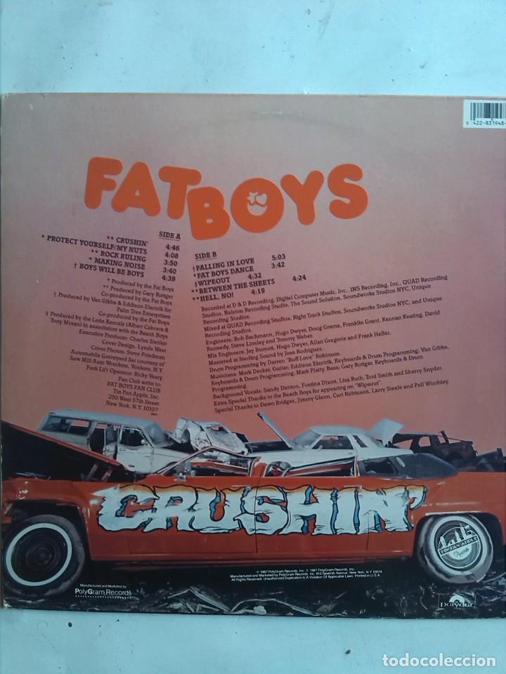 Discos de vinilo: FAT BOYS - CRUSHIN&acute; - Foto 2