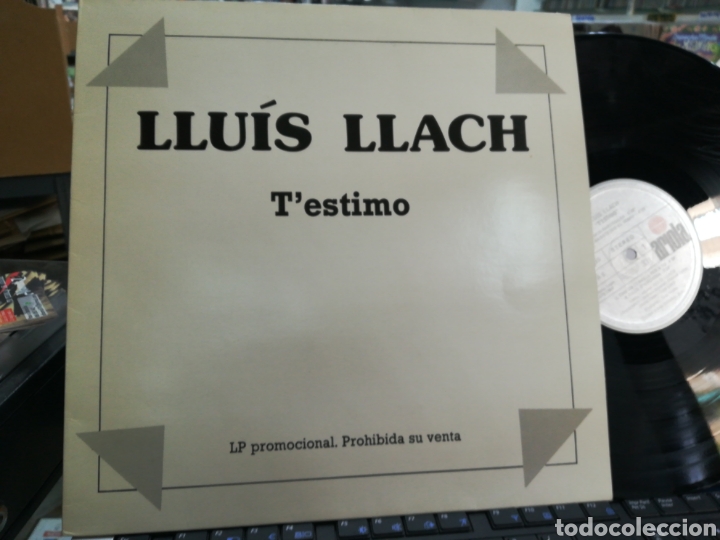 Discos de vinilo: LLu&iacute;s llach lp promocional testimo 1984 - Foto 1
