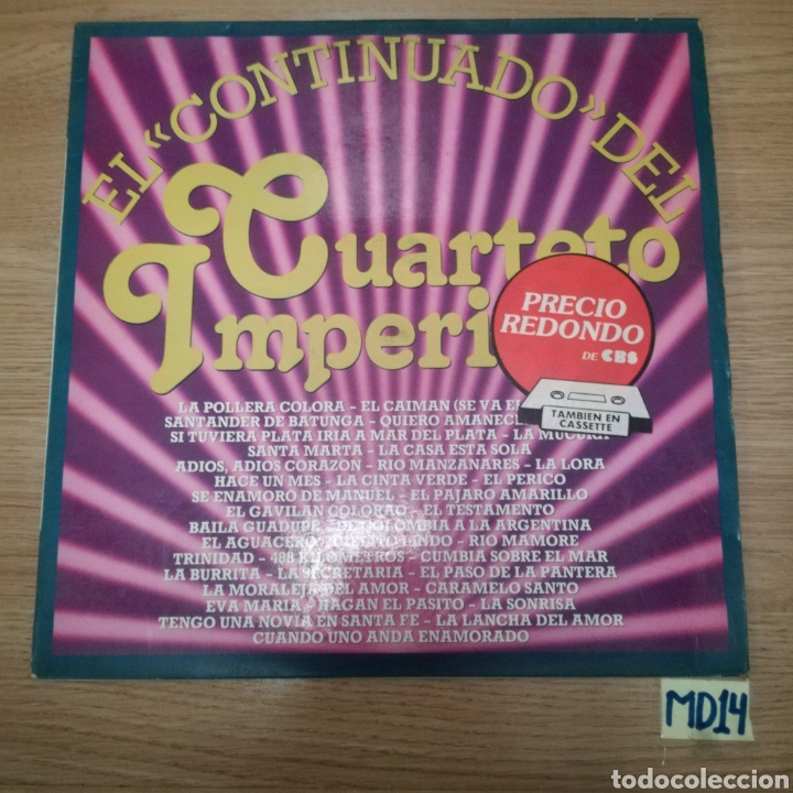 Discos de vinilo: Cuarteto imperial - Foto 1