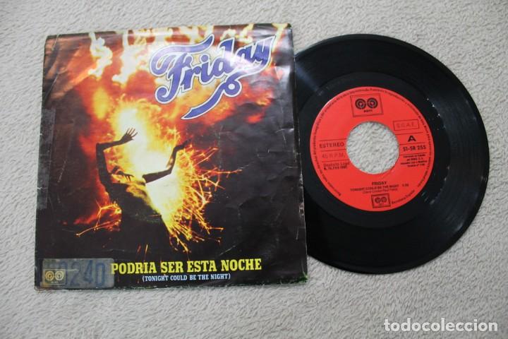 Discos de vinilo: FRIDAY PODRIA SER ESTA NOCHE SINGLE 1981 - Foto 1