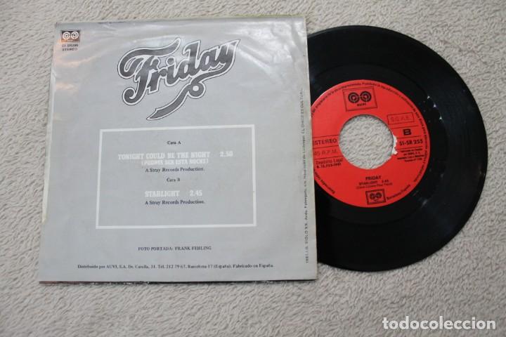 Discos de vinilo: FRIDAY PODRIA SER ESTA NOCHE SINGLE 1981 - Foto 2