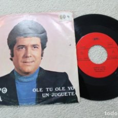 Discos de vinilo: JUSTO VERA OLE TU OLE YO UN JUGUETE SINGLE 1976