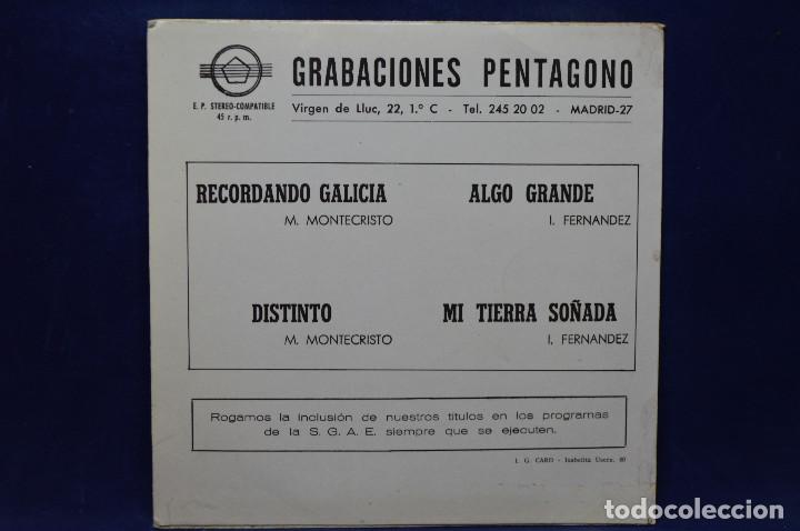 Discos de vinilo: LOS CAIRELES - RECORDANDO A GALICIA +3 - EP - Foto 2