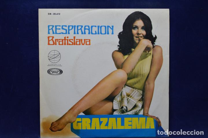 Discos de vinilo: GRAZALEMA - RESPIRACION / BRATISLAVA - SINGLE - Foto 1