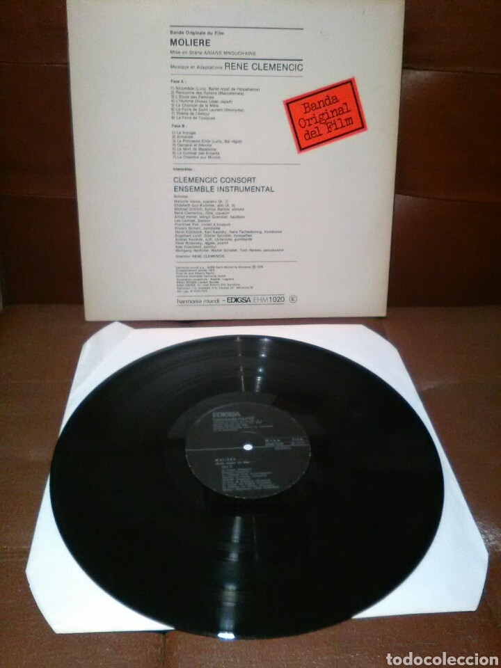 Discos de vinilo: Moliere, BSO, Rene Clemencic. - Foto 2