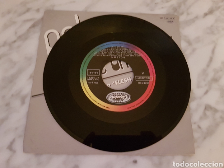 Discos de vinilo: POISON - RIDE THE WIND VINILO SINGLE. HARD ROCK - Foto 2