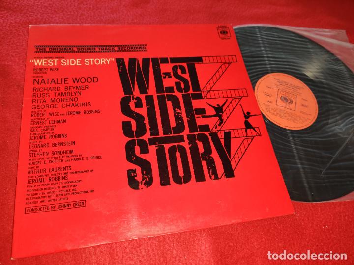 Discos de vinilo: WEST SIDE STORY BSO OST LEONARD BERNSTEIN&STEPHEN SONDHEIM LP 1970 CBS GATEFOLD SPAIN ESPA&Ntilde;A