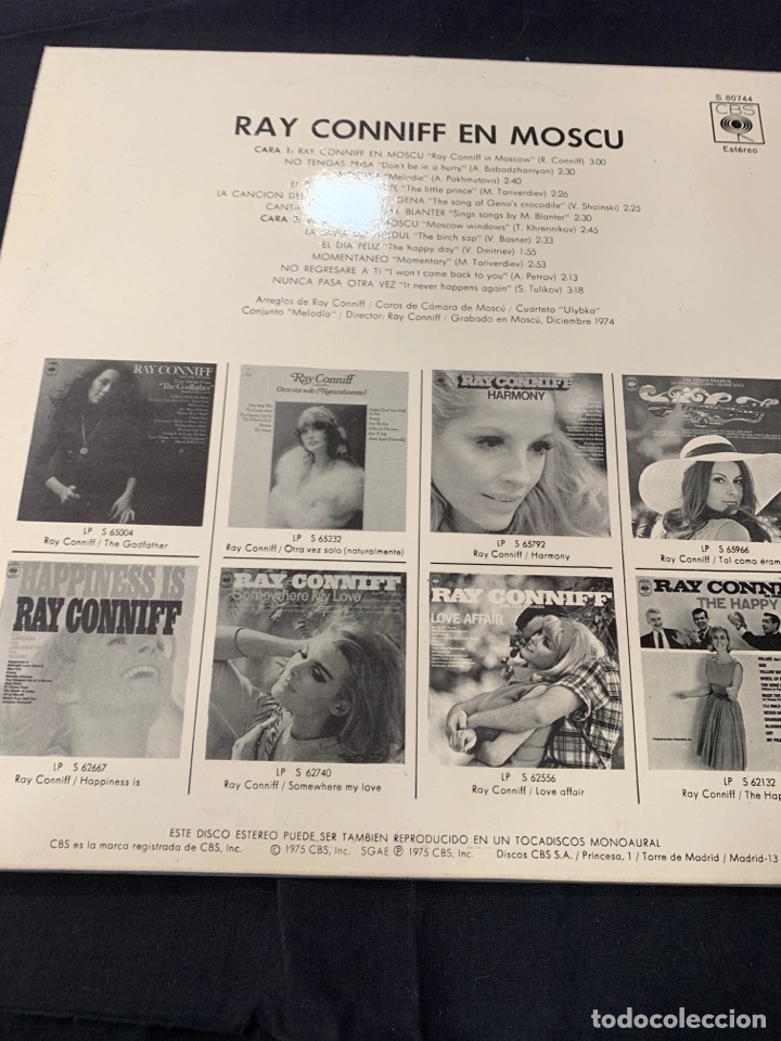 Discos de vinilo: (VIN514) RAY CONNIFF EN MOSC&Uacute; ( vinilo Segunda mano ) - Foto 2