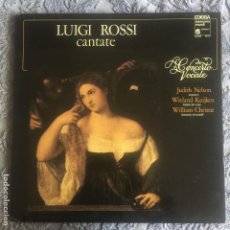 Discos de vinilo: LUIGI ROSSI - CANTATE. Lote 184684971