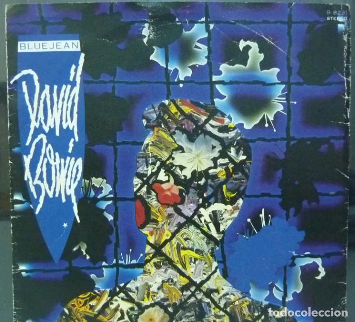 Discos de vinilo: DAVID BOWIE // BLUE JEAN // 1984 // SINGLE - Foto 1