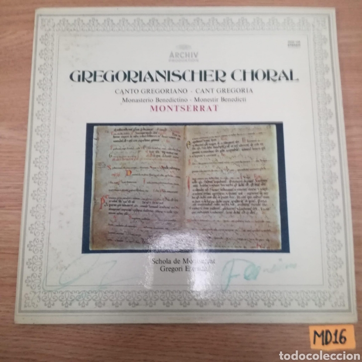 Discos de vinilo: Gregorianinsi choral - Foto 1