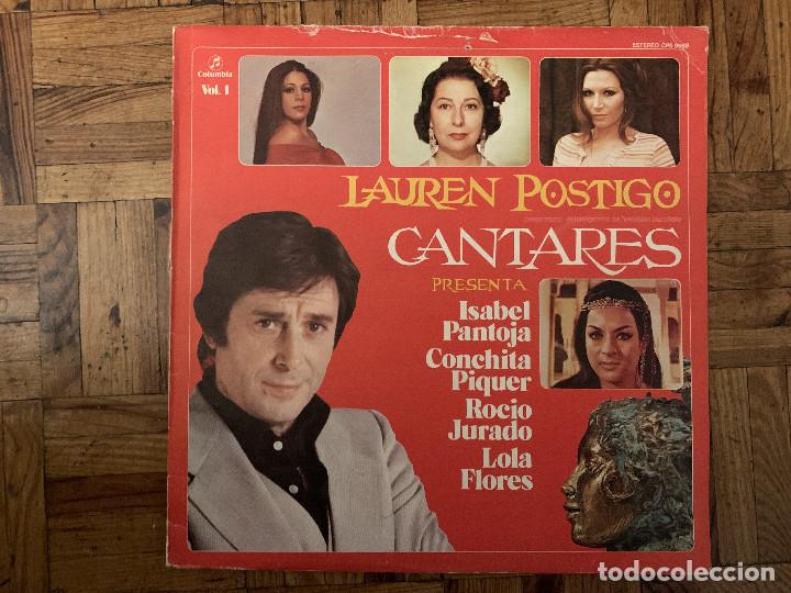 Discos de vinilo: LAUREN POSTIGO PRESENTA CANTARES VOL. 1 - Foto 1
