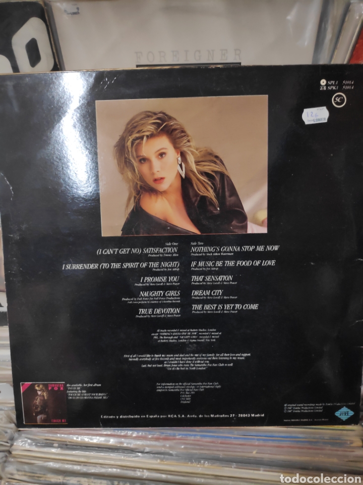 Discos de vinilo: Samantha Fox Samantha Fox - Foto 2