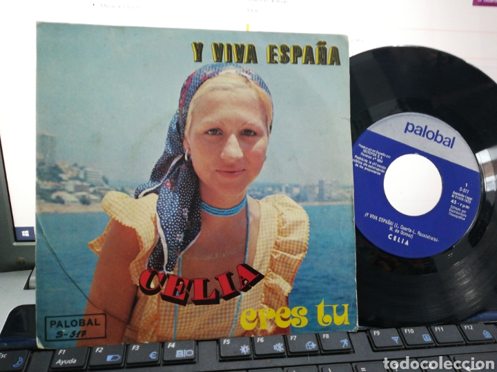 Discos de vinilo: Celia single y viva Espa&ntilde;a! 1973 - Foto 1