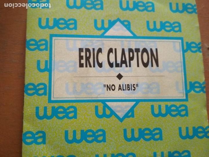 Discos de vinilo: ERIC CLAPTON NO ALIBIS SINGLE SPAIN PROMO - Foto 1