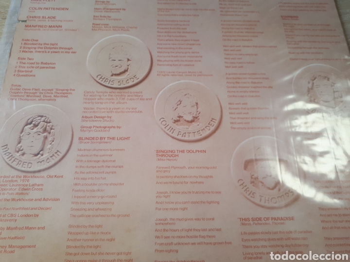 Discos de vinilo: MANFRED MANN HE ROARING SILENCE - Foto 2
