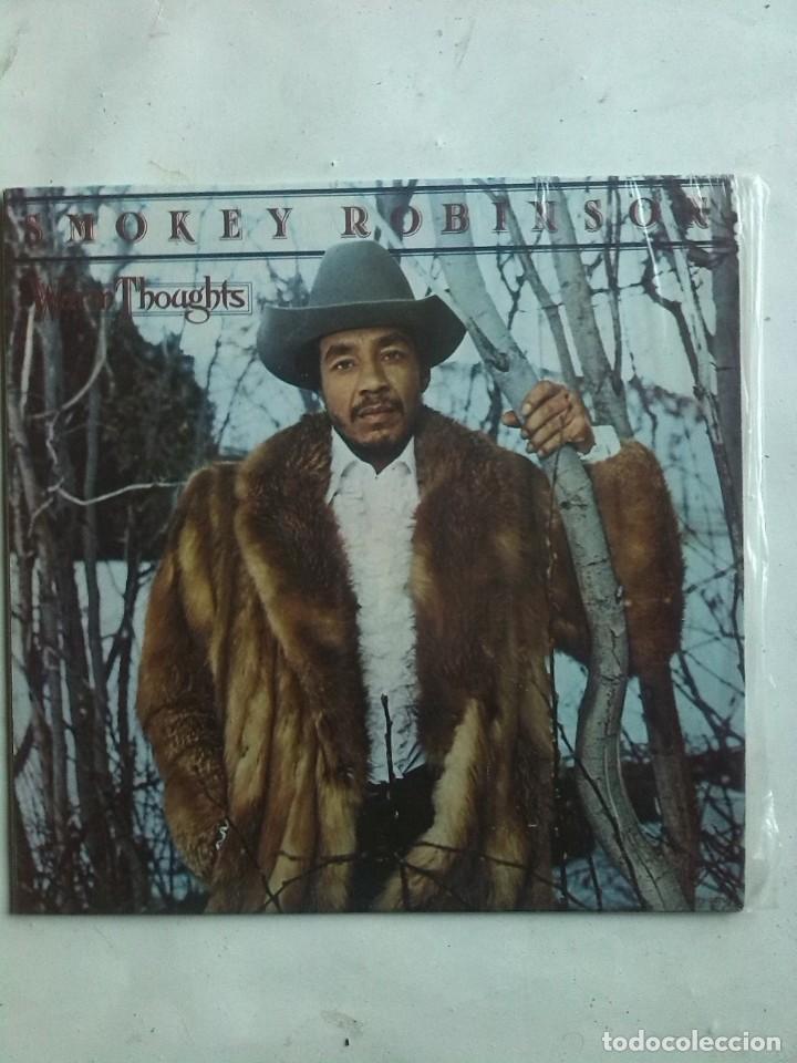 Discos de vinilo: SMOKEY ROBINSON WARM THOUGHTS - Foto 1