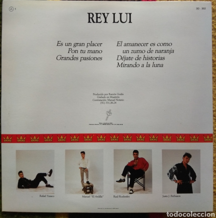 Discos de vinilo: Rey Lui&nbsp;&lrm;&ndash;&nbsp;Rey Lui Rey - Foto 2